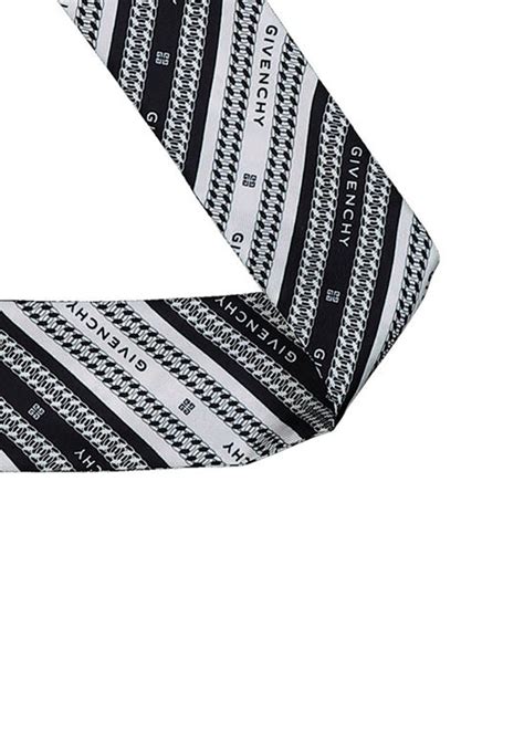 givenchy scarf black and white|givenchy twilly.